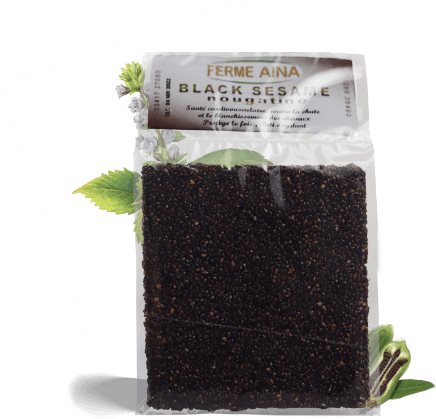 Nougatine de sésame noir