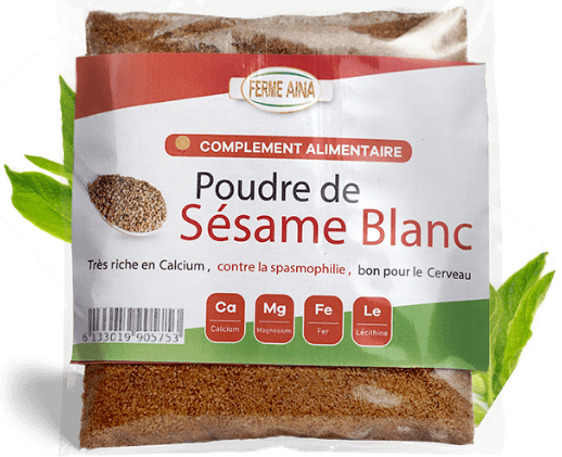 Poudre de sésame blanc